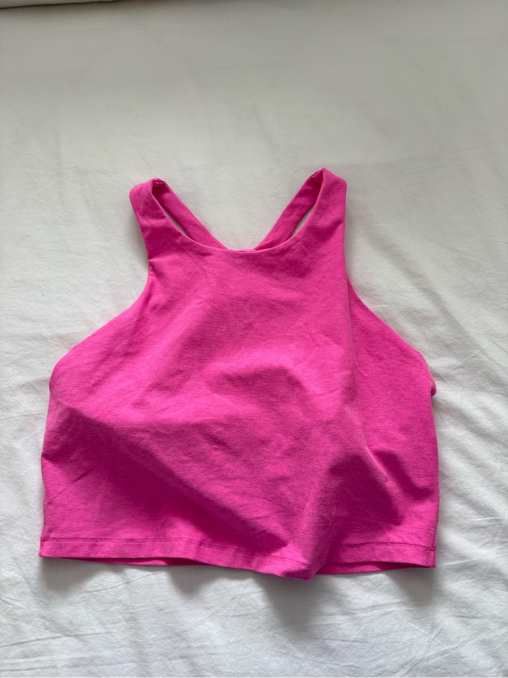 Beyond Yoga Spacedye Hot Pink Cropped Tank